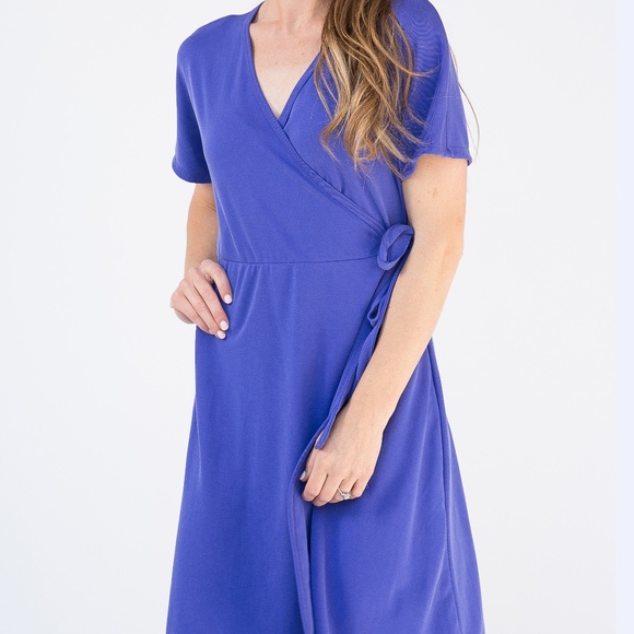 agnes and dora wrap dress